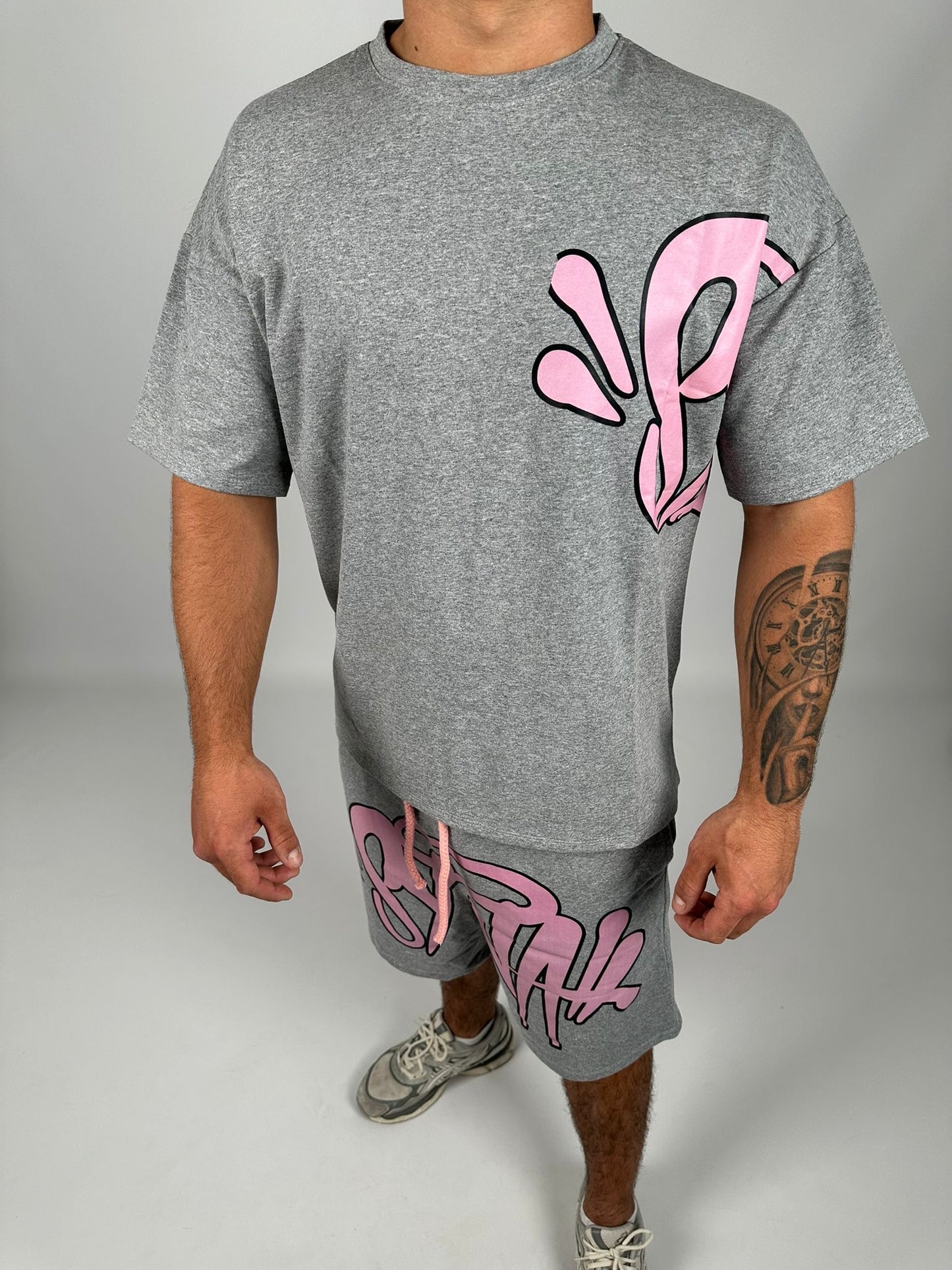 conjunto corto syna world gris