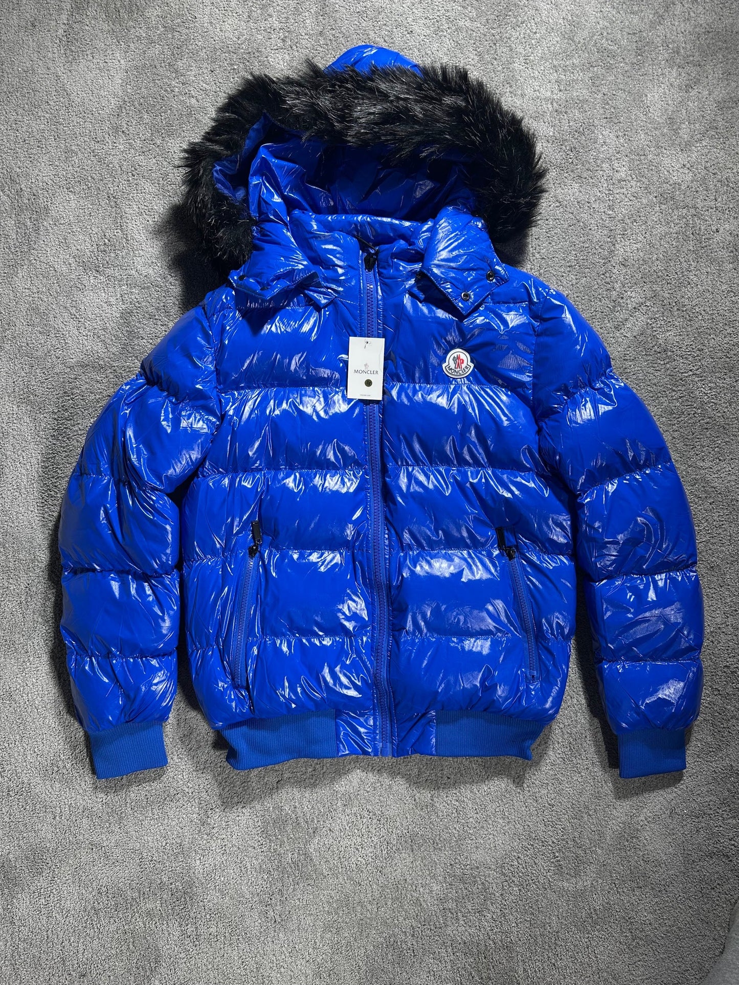 chaqueta moncler azul