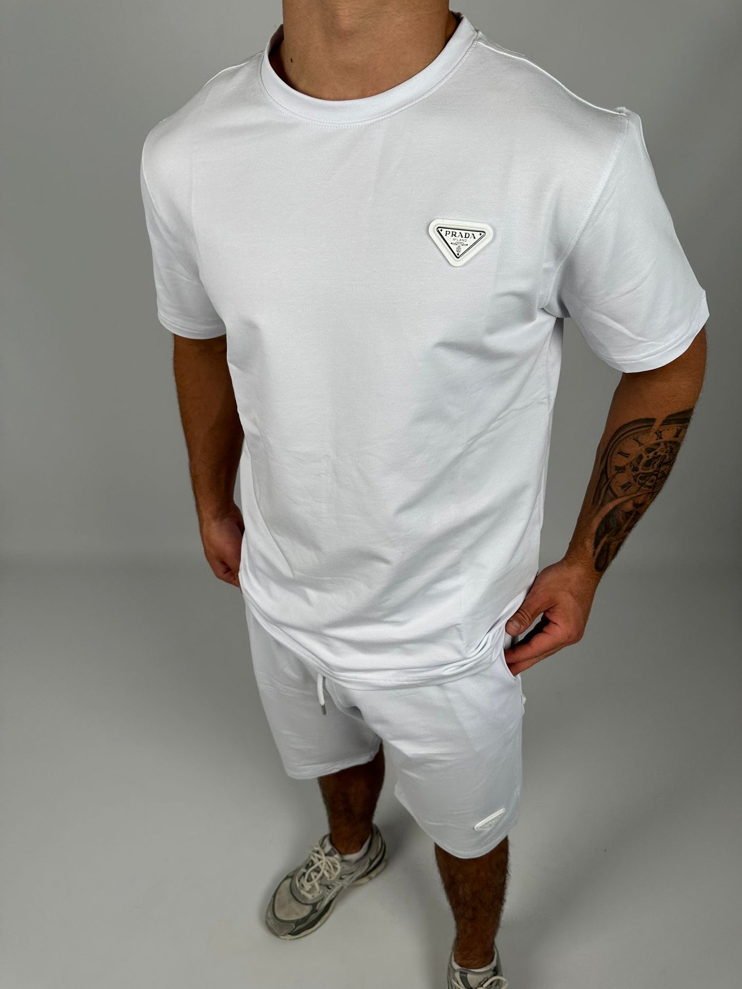 conjunto corto  gucci  blanco