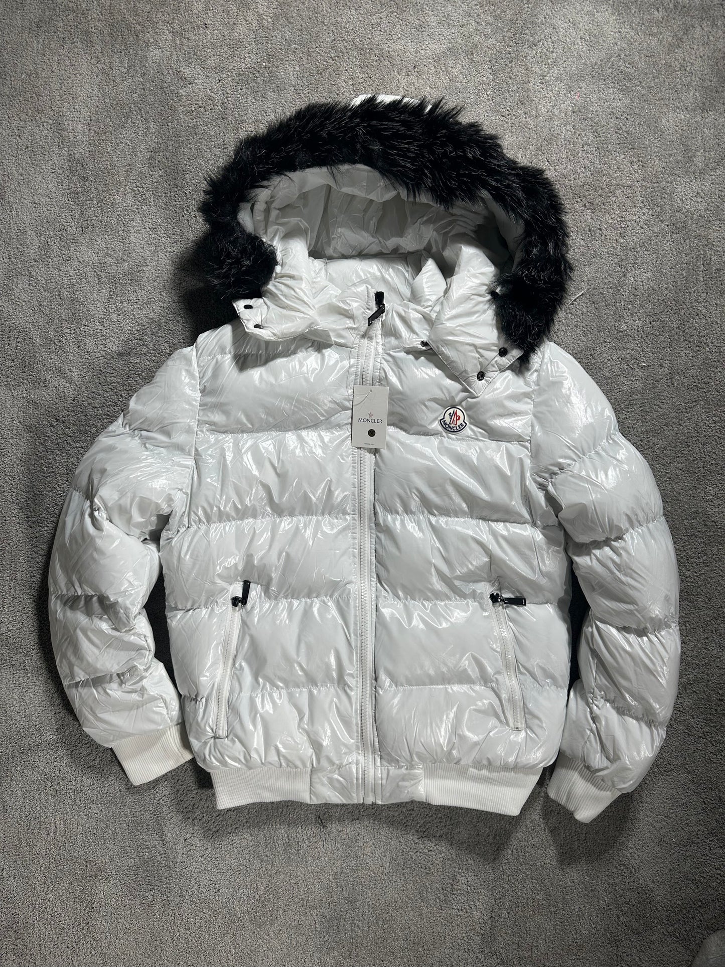 chaqueta moncler blanco