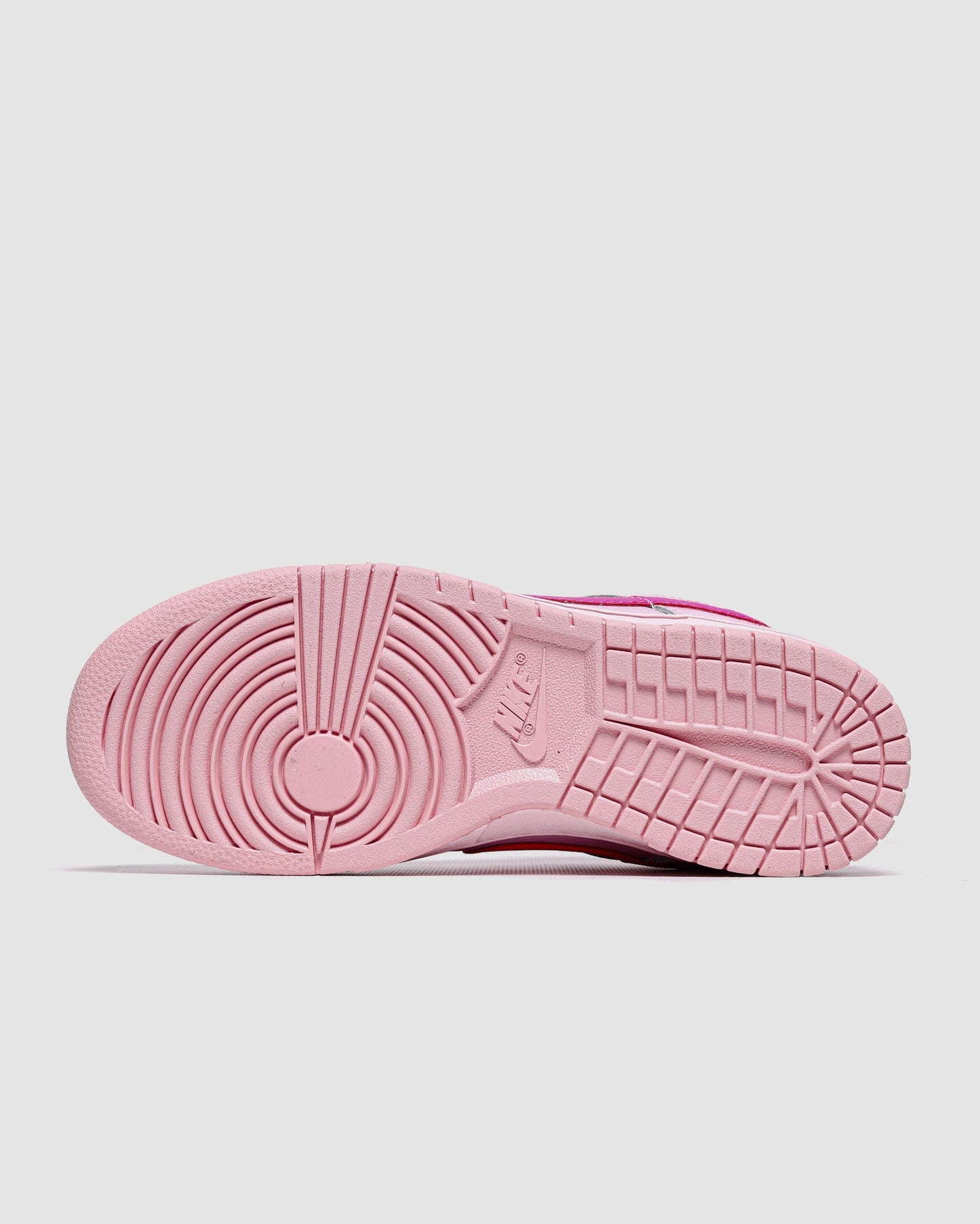 nike dunk low triple pink - rosa