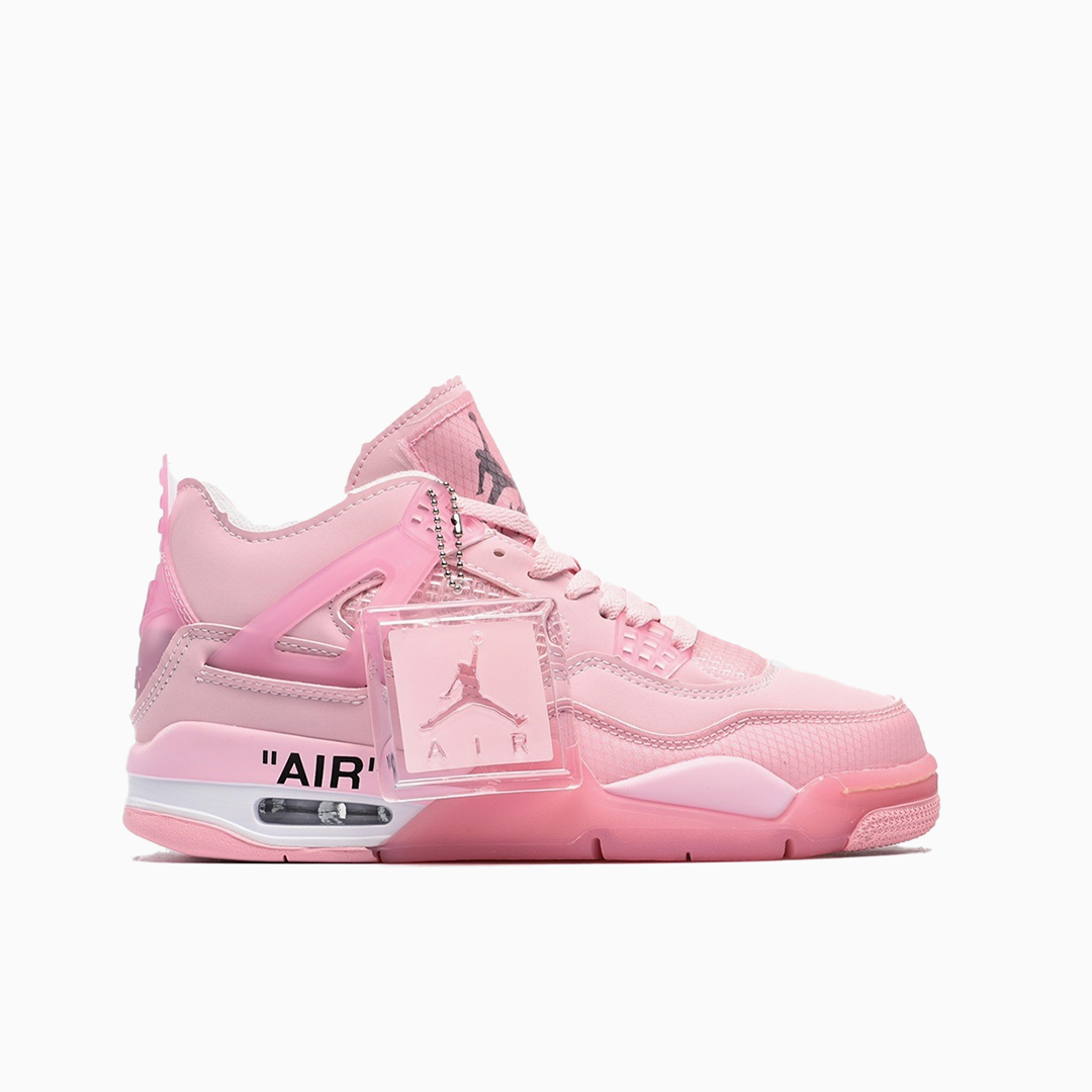 air jordan 4 x off white sail rosado