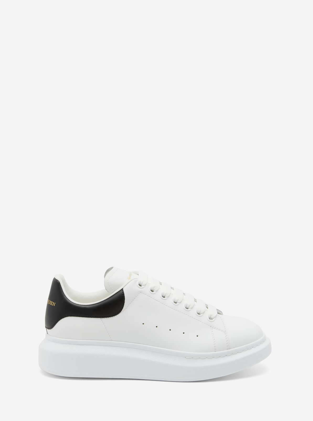 zapatilla oversized para hombre en blanco alexander mcqueen