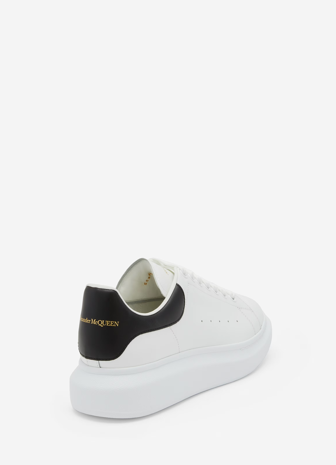 zapatilla oversized para hombre en blanco alexander mcqueen