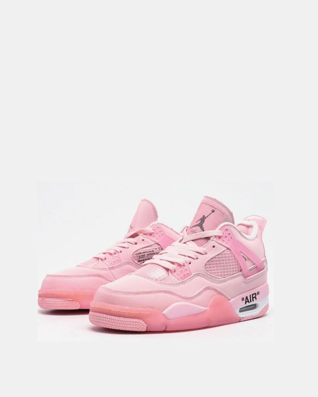 air jordan 4 x off white sail rosado