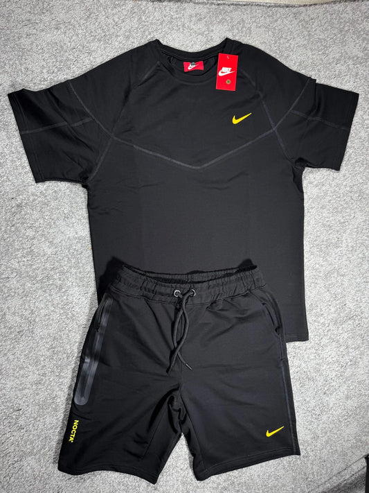 Conjunto Corto Nike Nocta Negro