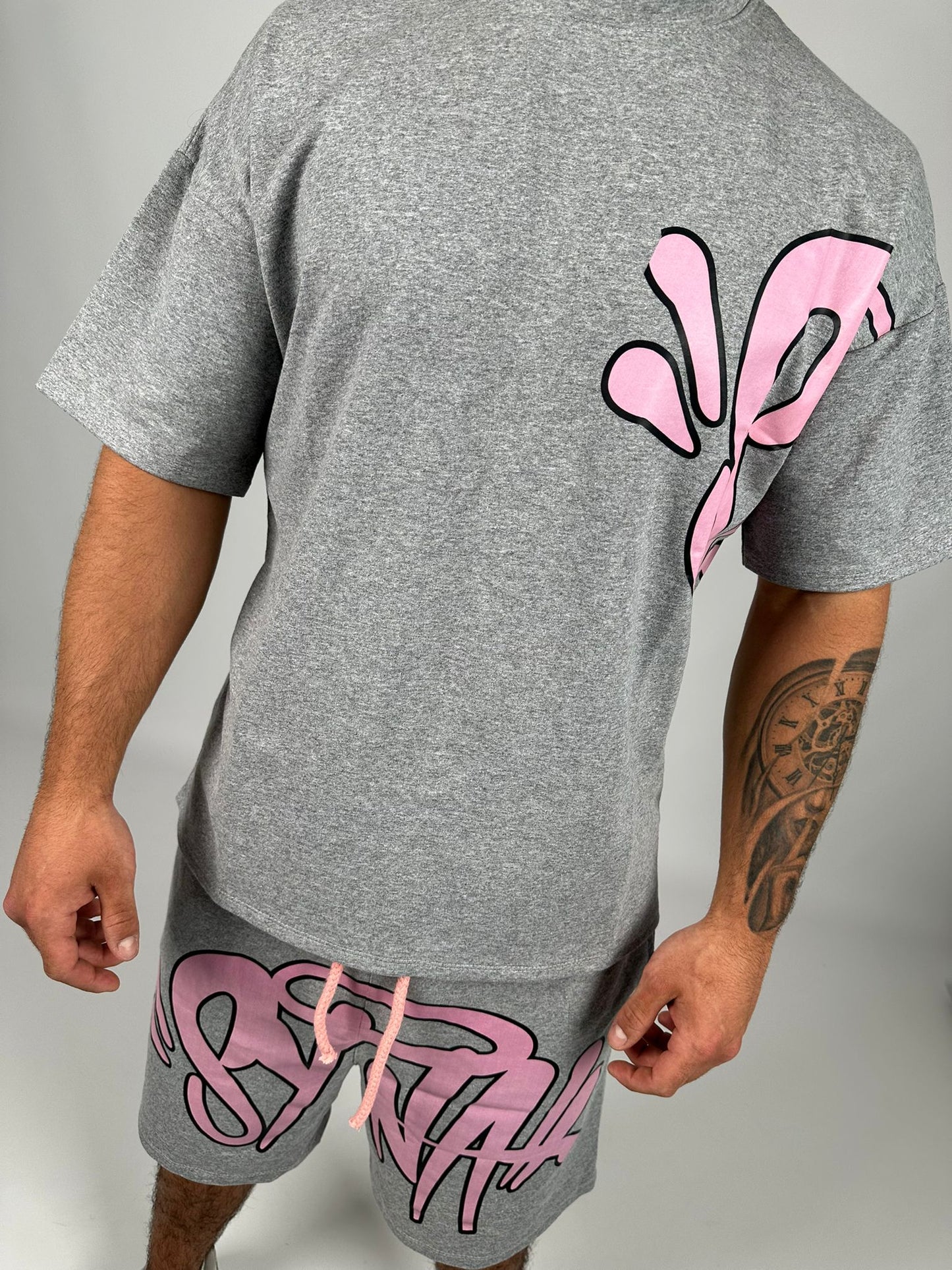conjunto corto syna world gris